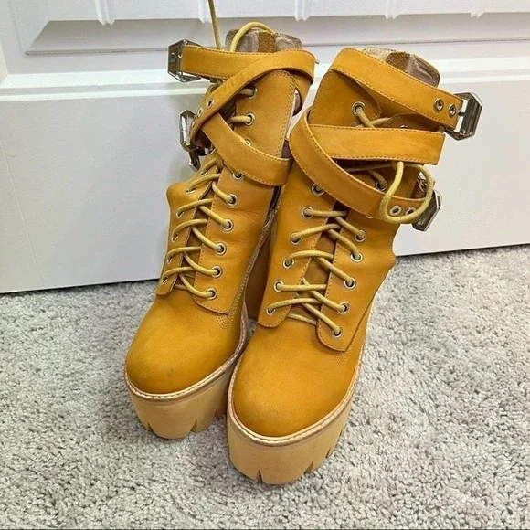 Jeffery Campbell The Abner Platform Size; 8.5 #006 - Picture 7 of 12